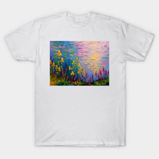 Flowers by the pond T-Shirt